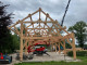 Houten constructie nieuwbouw 14 6 2024