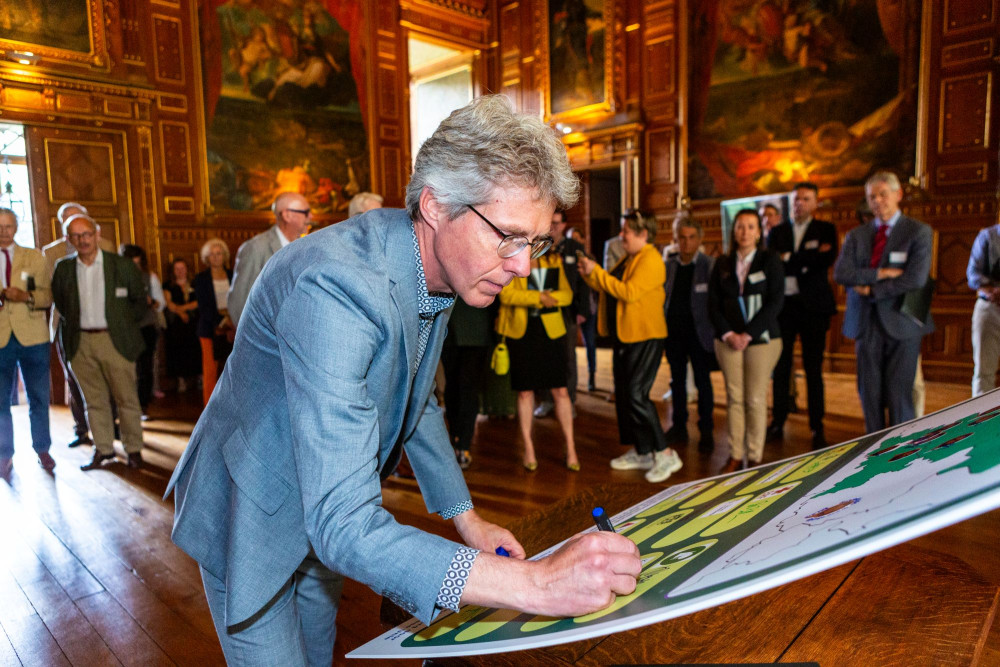 Ondertekening Omringd