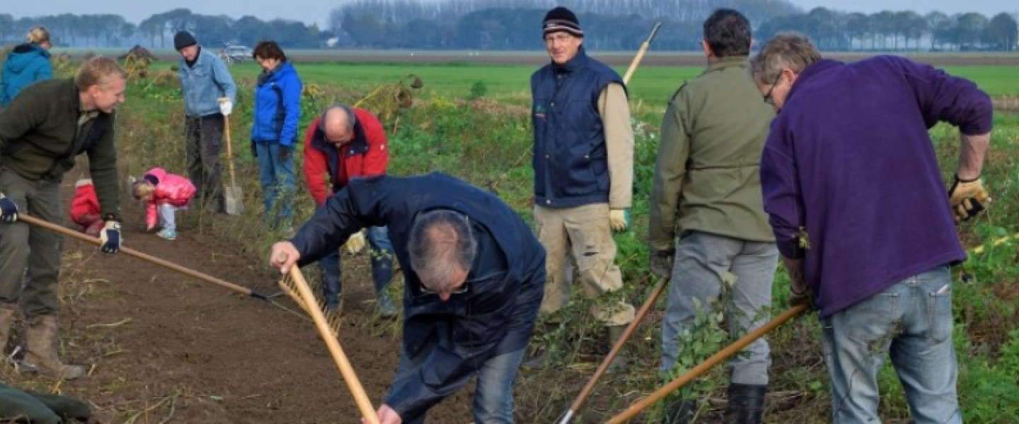 Samenwerking diverse partijen tijdens Natuurwerkdag rond project Partridge