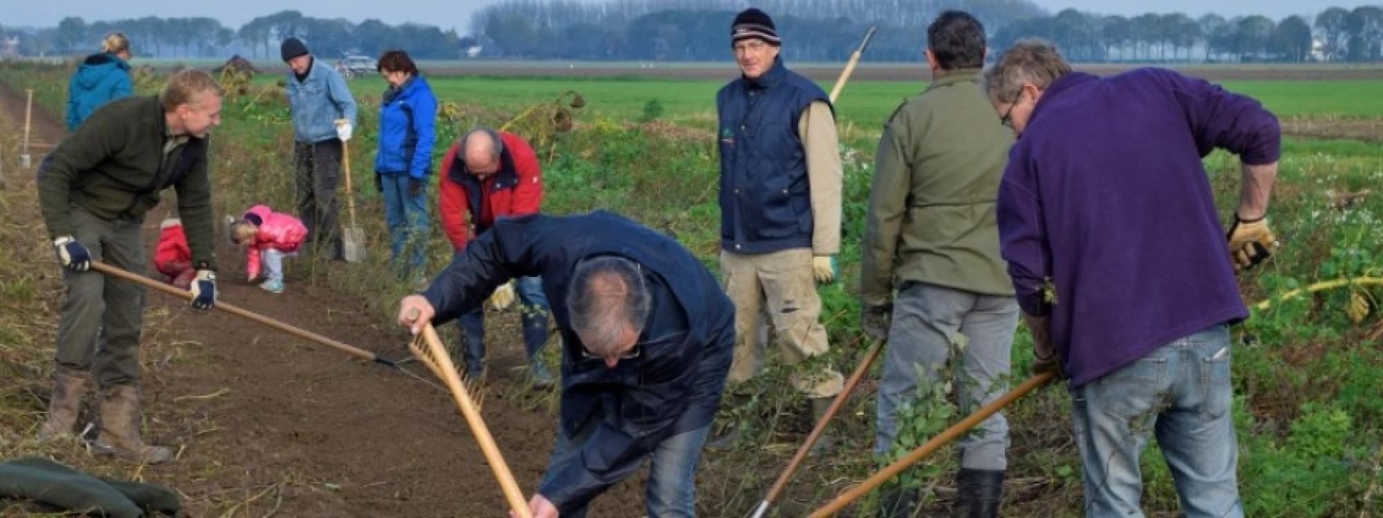 Samenwerking diverse partijen tijdens Natuurwerkdag rond project Partridge