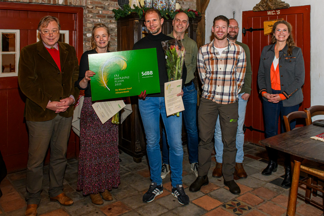 Uitreiking erepluim stichting de Brabantse boerderij