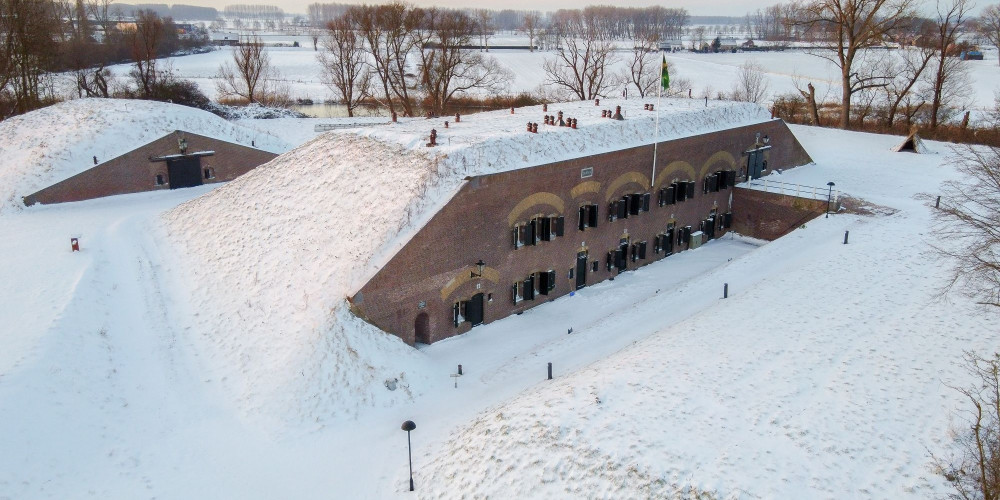 Fort Giessen in de sneeuw 3