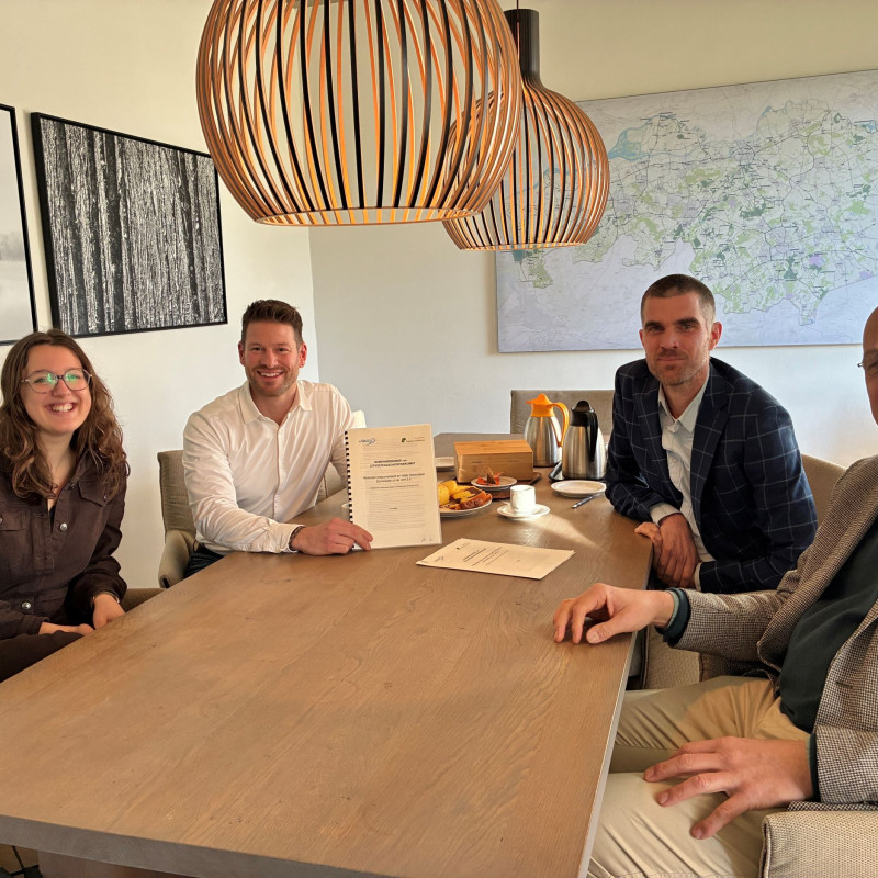 Ondertekening uitvoeringsovereenkomst Kleine Dommel
