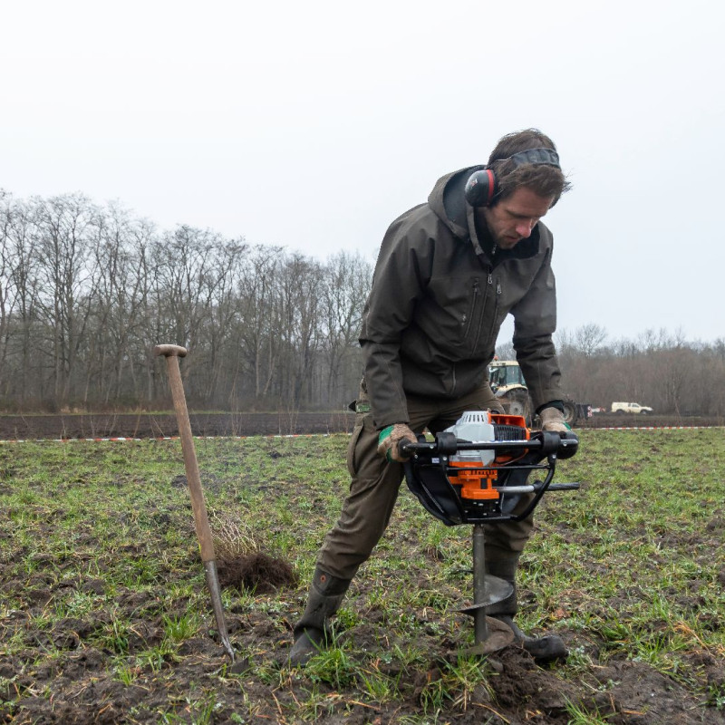 Plantboren gaten door Wout - RDI