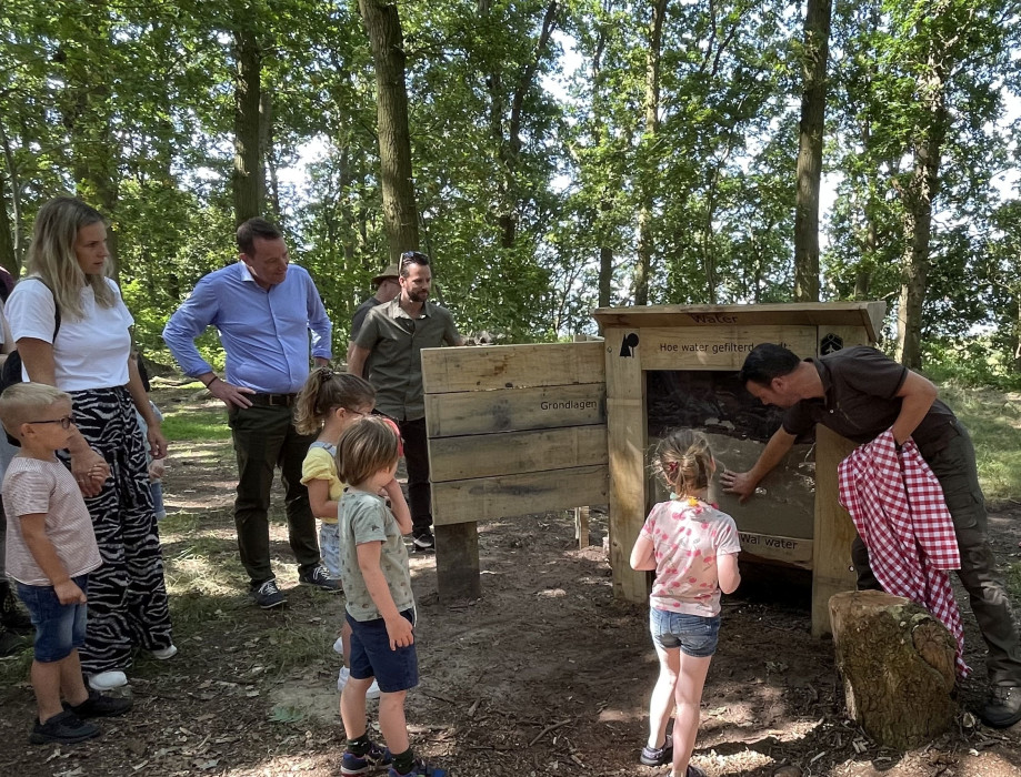 Leren over grondwater in het Klauterwoud