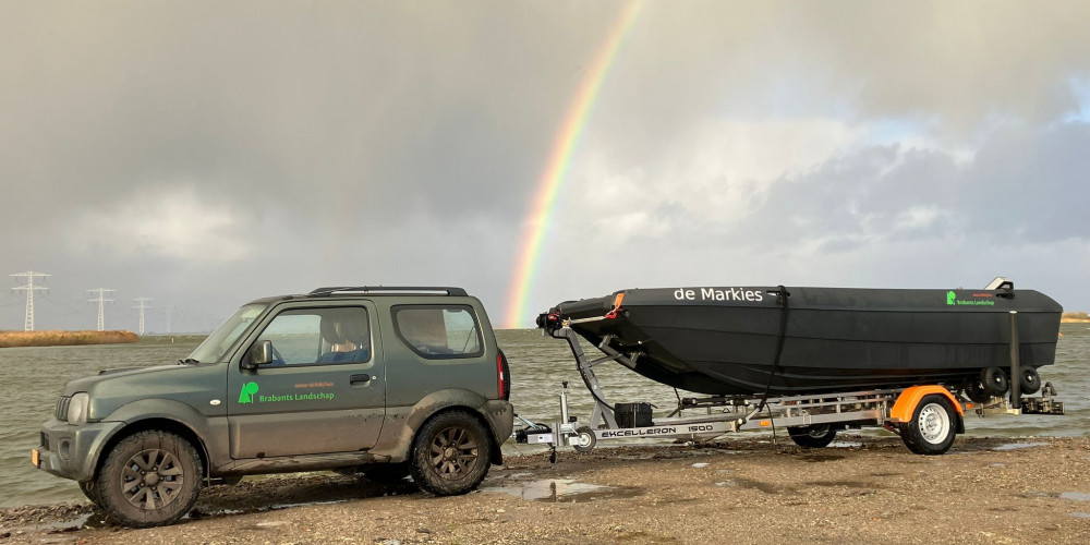 Elektrische boot Markiezaat - fotograaf Brabants Landschap