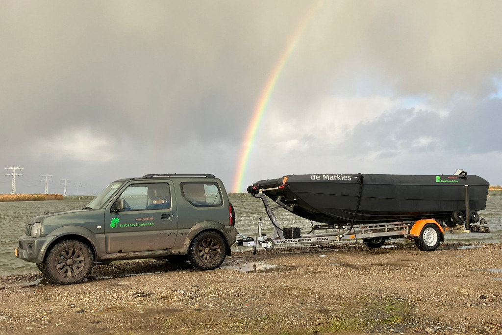 Elektrische boot Markiezaat - fotograaf Brabants Landschap