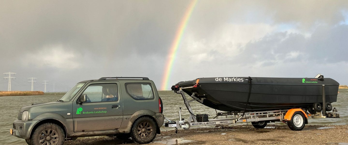 Elektrische boot Markiezaat - fotograaf Brabants Landschap