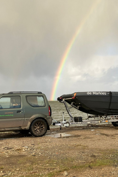 Elektrische boot Markiezaat - fotograaf Brabants Landschap