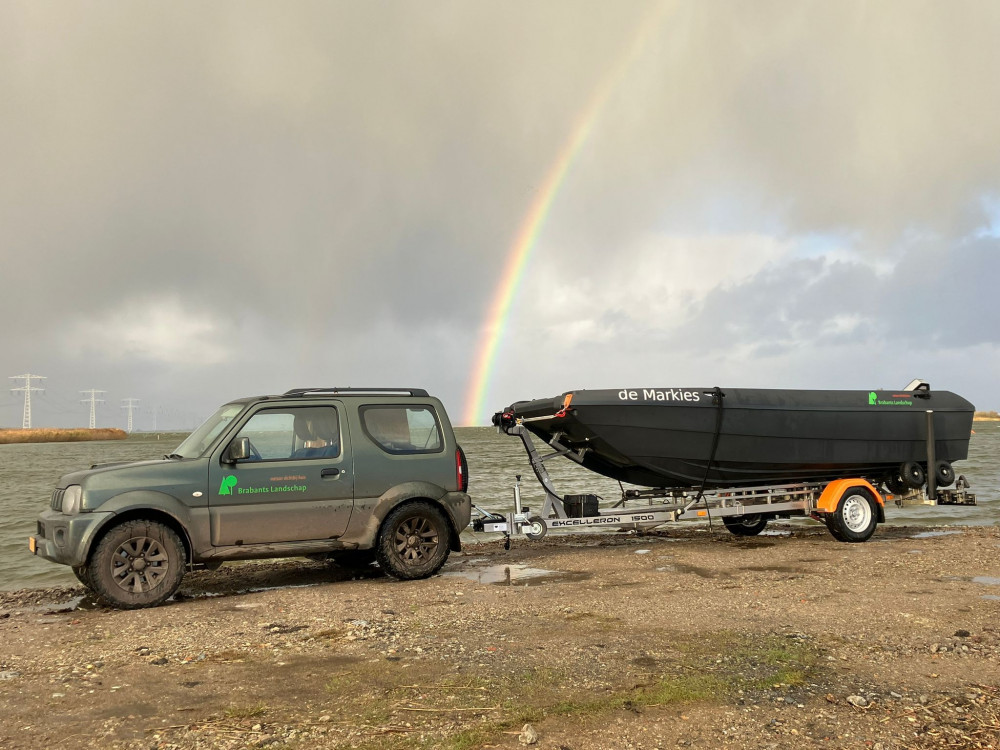 Elektrische boot Markiezaat - fotograaf Brabants Landschap