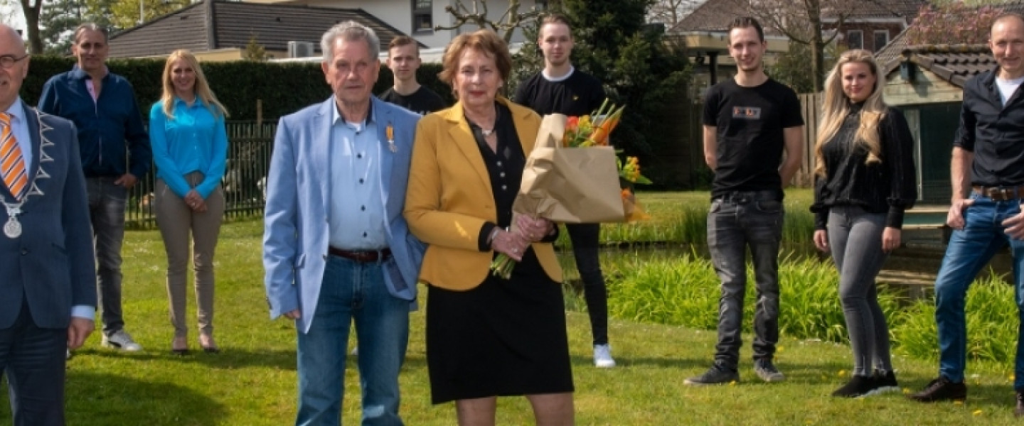 Bert de Koning Lintjesregen 2021 liggende foto