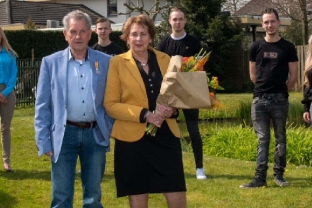 Bert de Koning Lintjesregen 2021 liggende foto
