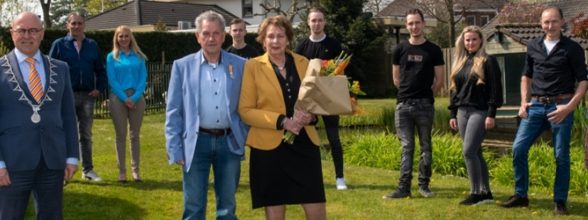 Bert de Koning Lintjesregen 2021 liggende foto