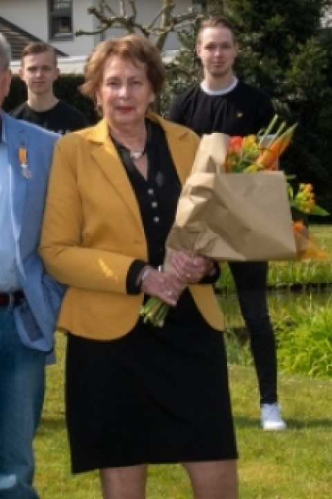 Bert de Koning Lintjesregen 2021 liggende foto