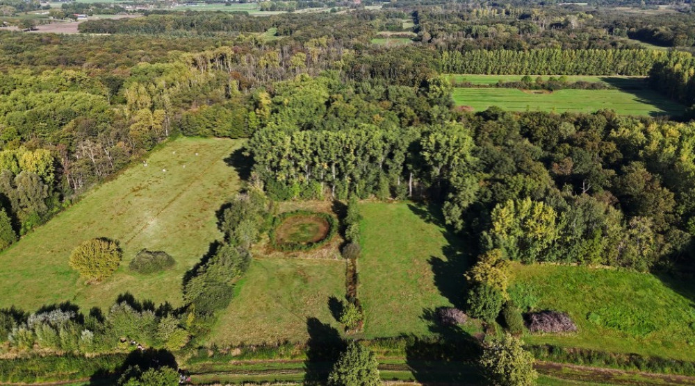 de brand icoonlandschap